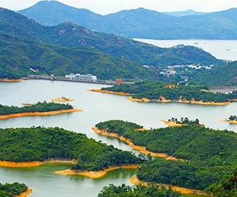 【自然風光】大欖涌水塘【千島湖】、朗屏葡萄園、流浮山海鮮餐 一天團 (包團)